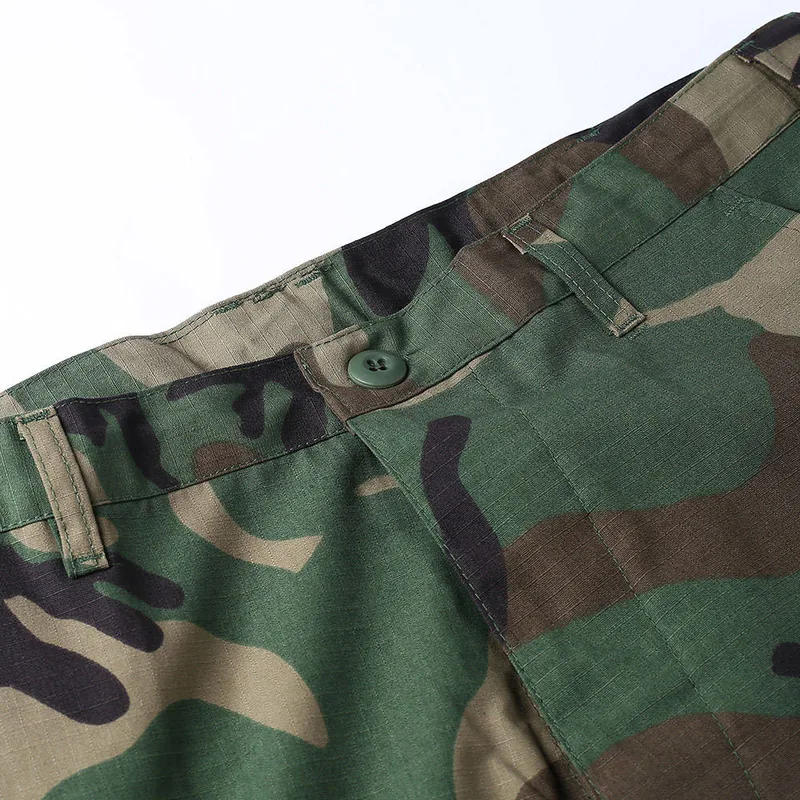 Anti-wrinkle Jungle Camouflage Tactical Hunting Pants — Camo view 4