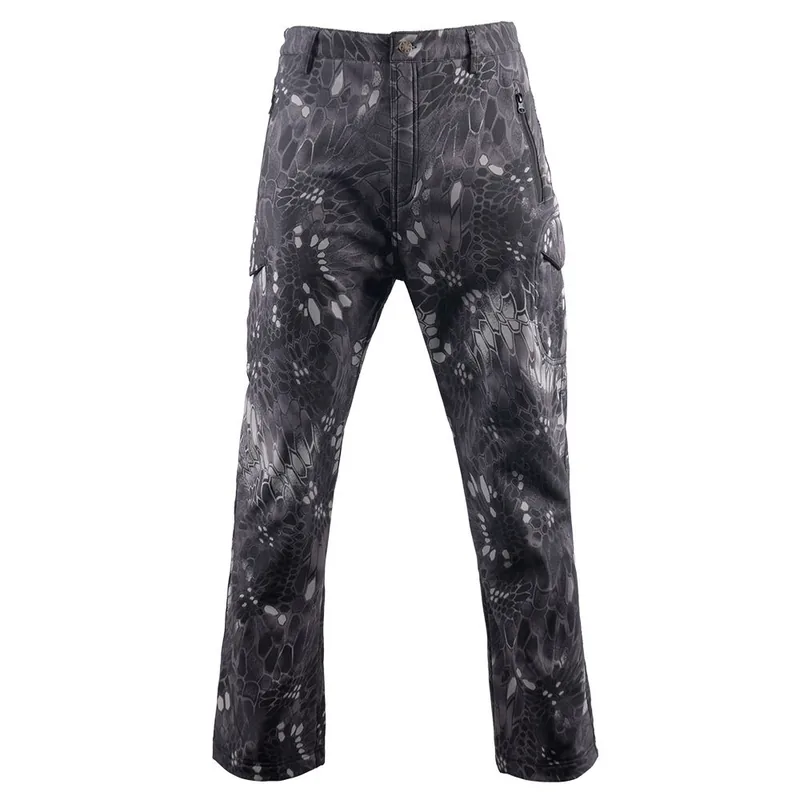 Waterproof Softshell Tactical Combat Pants — Black — Tactical Clothing