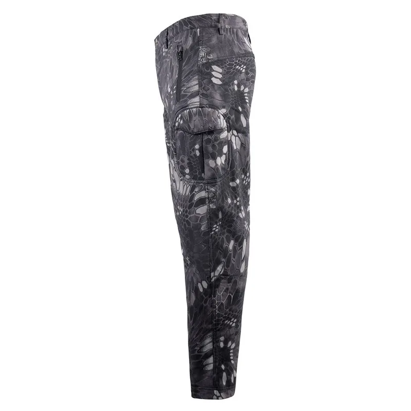 Waterproof Softshell Tactical Combat Pants — Black view 3