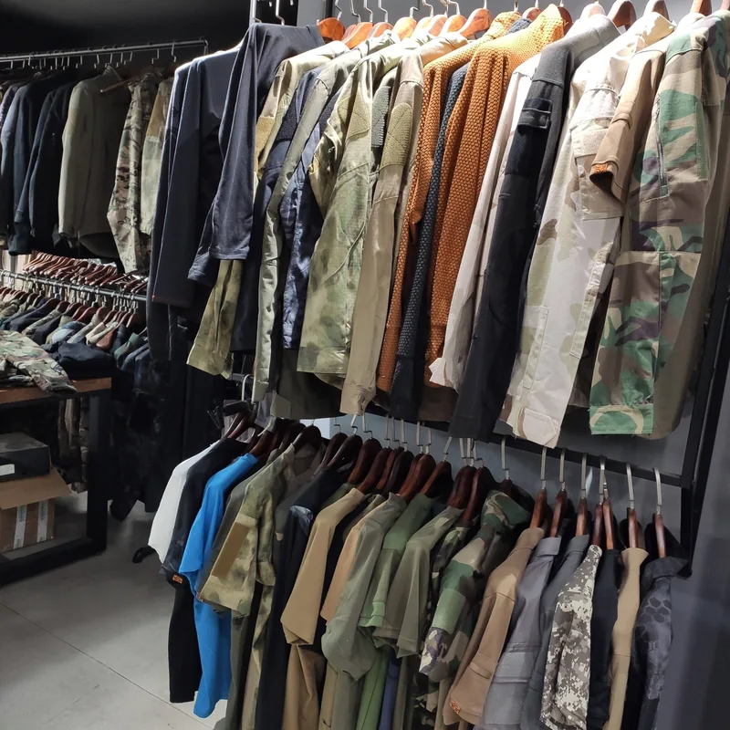 Long Sleeve Camouflage Frog Tactical Shirt — Camo view 5