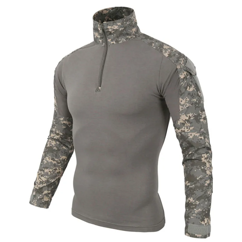 Hunting Camouflage Frog Training Shirt — Camo — Tactical Clothing