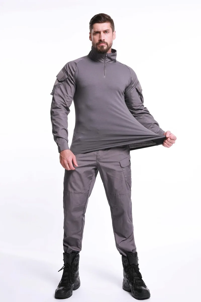 Hunting Camouflage Frog Training Shirt — Camo view 4
