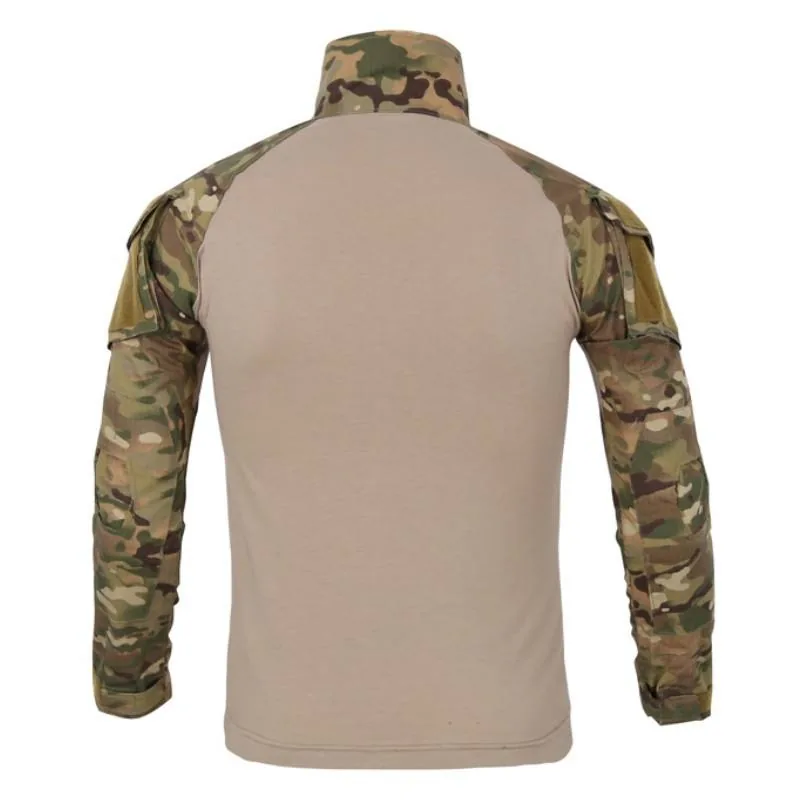 Camping Long Sleeve Frog Shirt — Black view 3