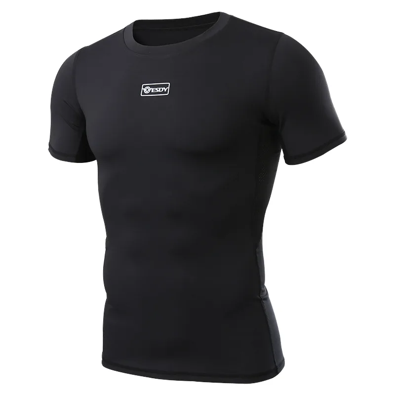 Fitness Compression Shirt Slim — Black — Tactical Clothing