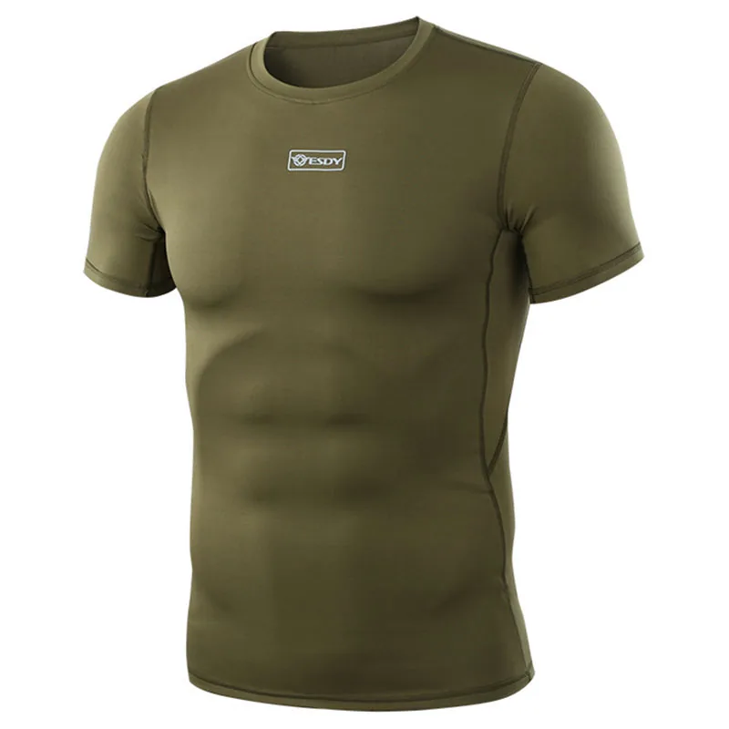 Fitness Compression Shirt Slim — Black view 2