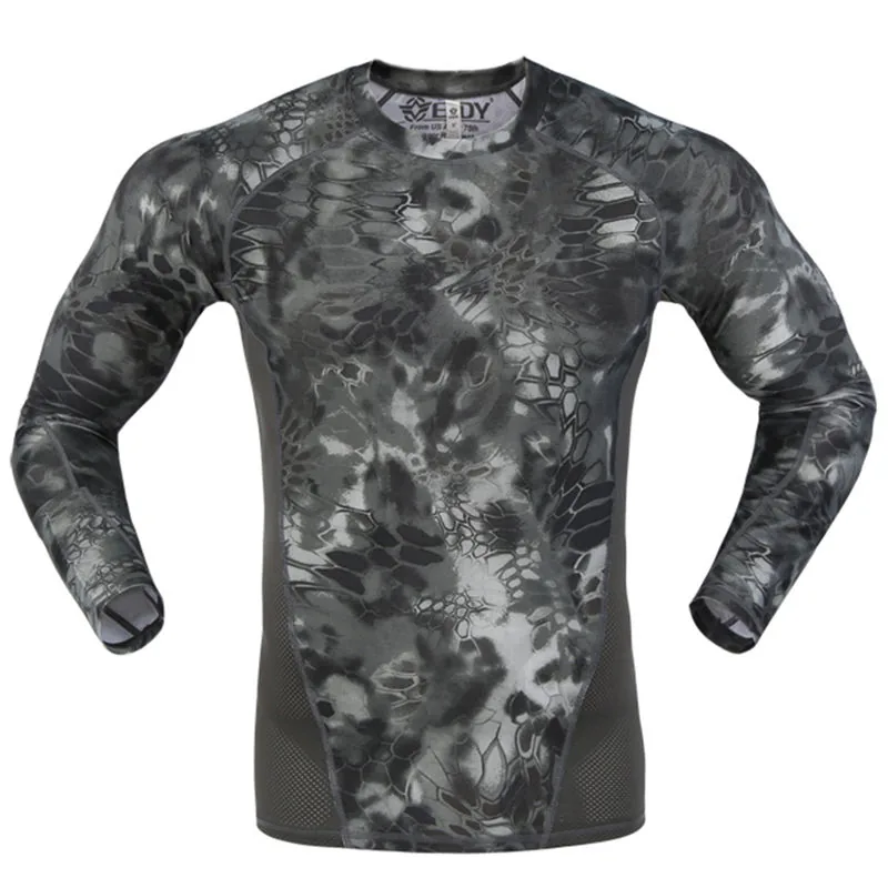 Quick-Dry Long Sleeve Camouflage Shirt — Camo — Tactical Clothing