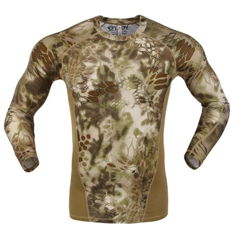 Quick-Dry Long Sleeve Camouflage Shirt — Camo view 3