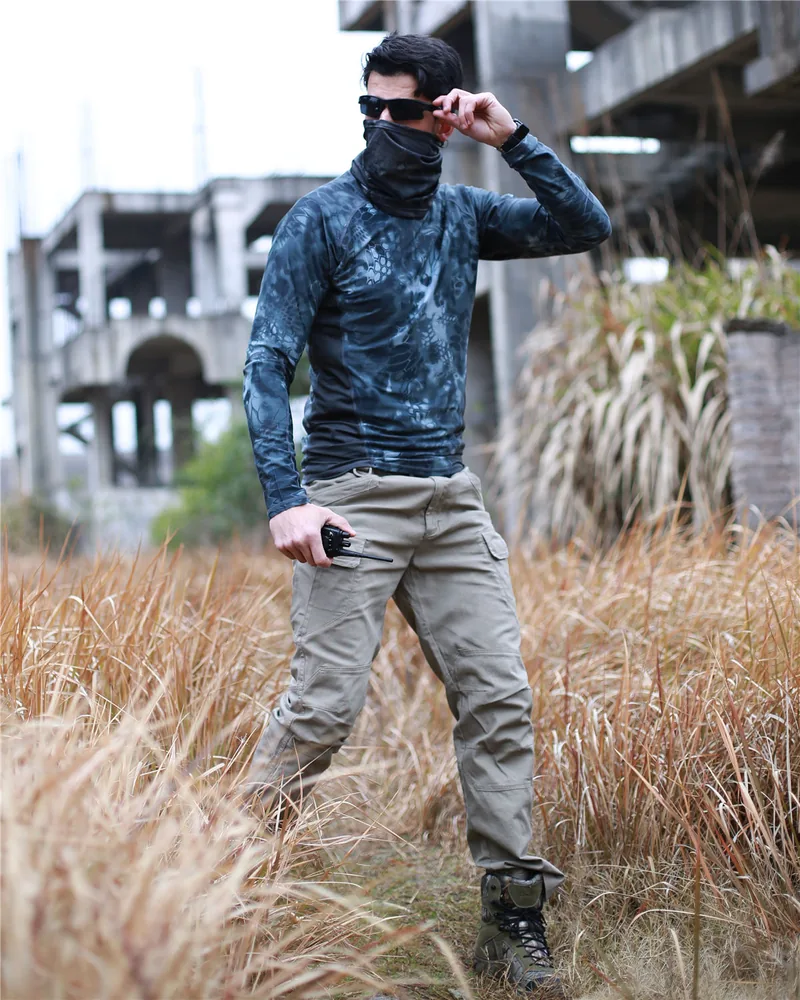 Quick-Dry Long Sleeve Camouflage Shirt — Camo view 5