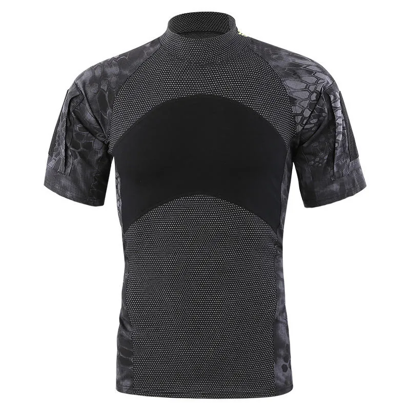 Training Outdoor Camouflage Uniform T-Shirt — Camo view 6