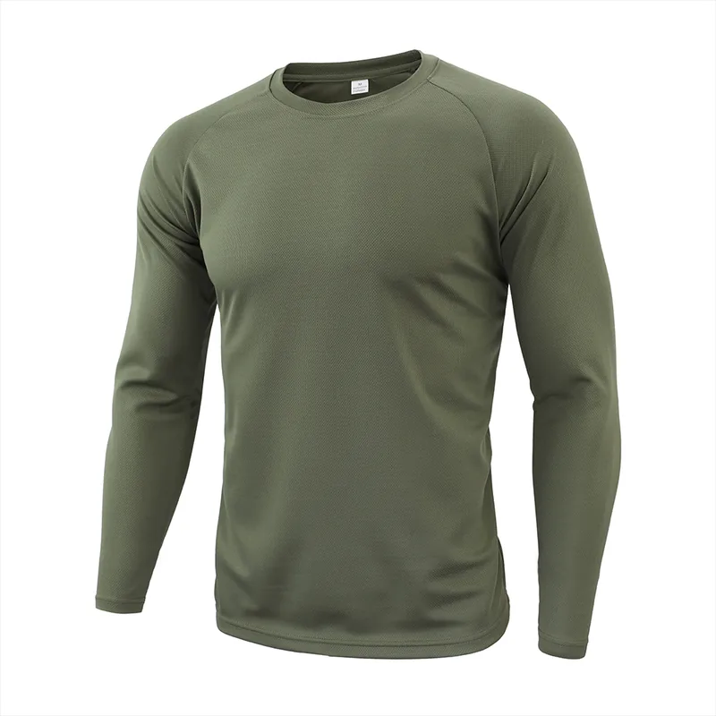 Autumn Long Sleeve Tactical Shirt — Khaki view 5
