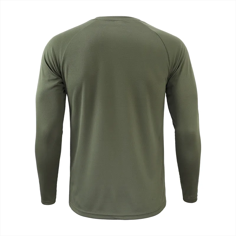 Autumn Long Sleeve Tactical Shirt — Khaki view 6