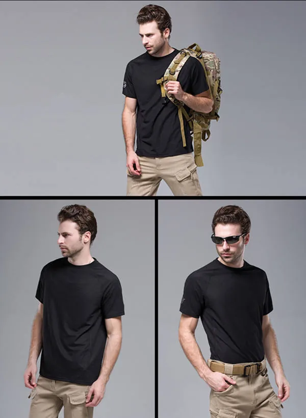 Bicycle Riding Short Sleeve T-Shirt — Black view 2