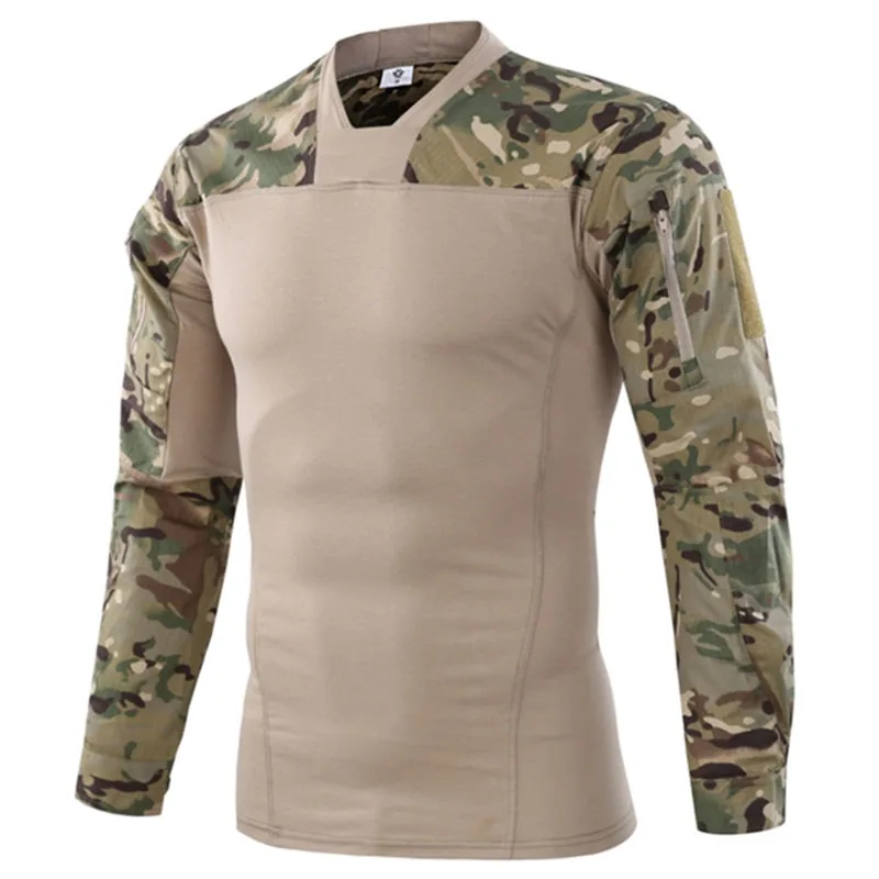 Camo Tactical Combat Shirt — Camo — Tactical Clothing