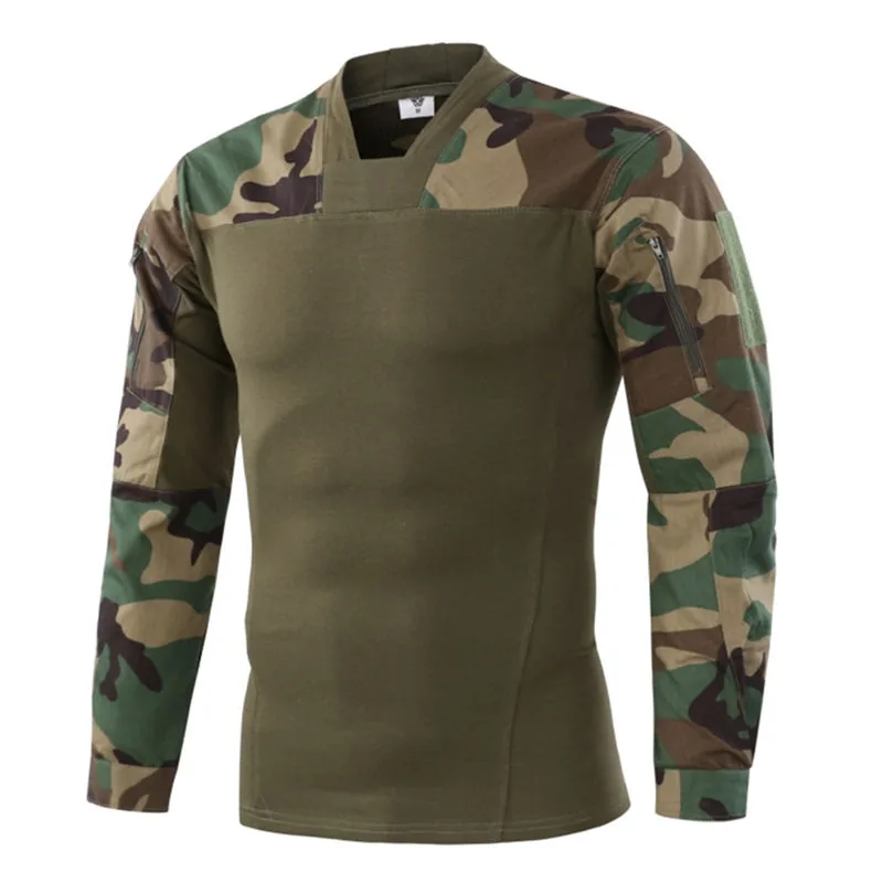Camo Tactical Combat Shirt — Camo view 5