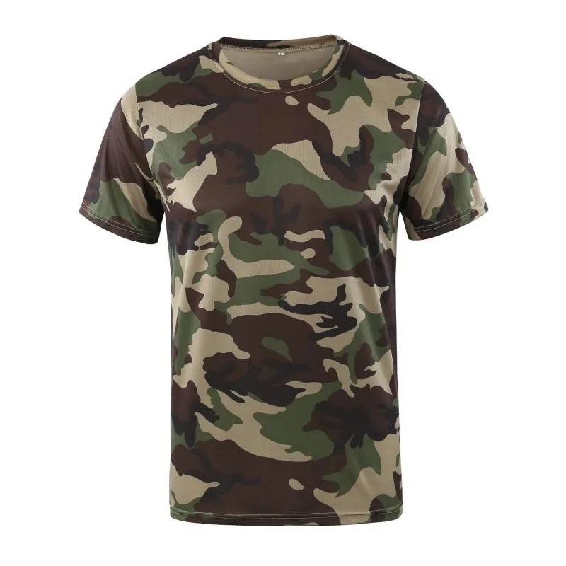 Short Sleeve Tactical T-Shirt 16 Colors — Black view 4