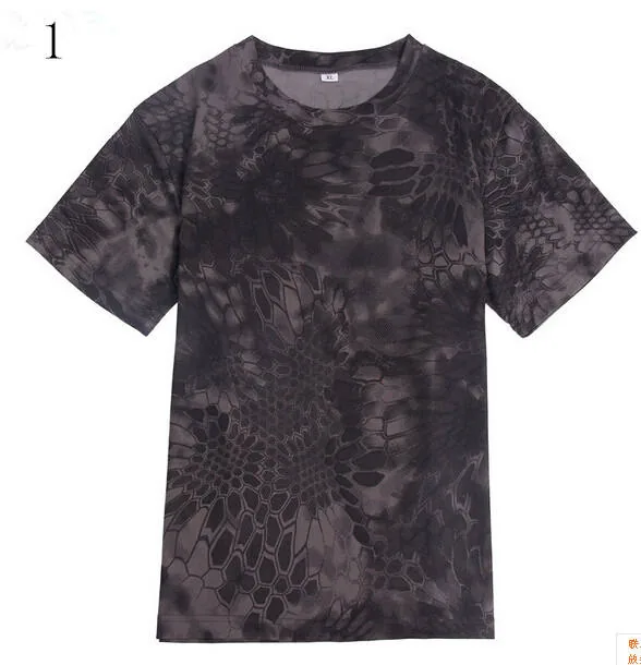 Short Sleeve Tactical T-Shirt 16 Colors — Black view 5