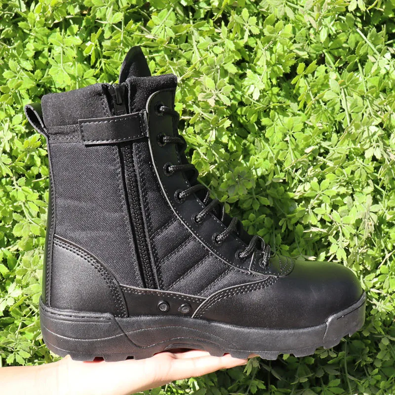 Water Resistant Tactical Hiking Boots — Black view 3
