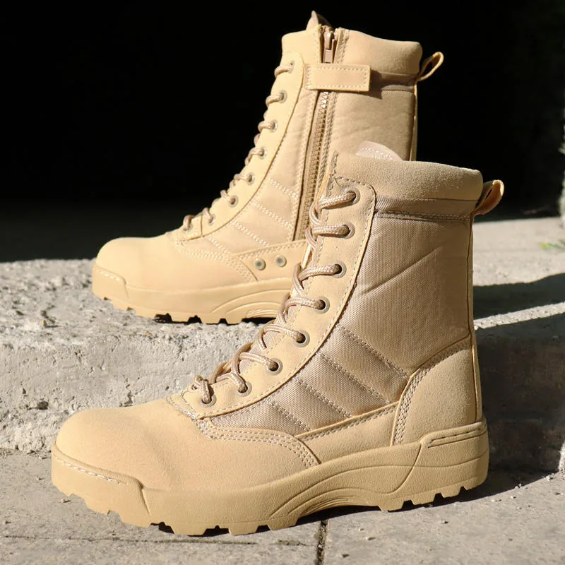 Water Resistant Tactical Hiking Boots — Black view 4