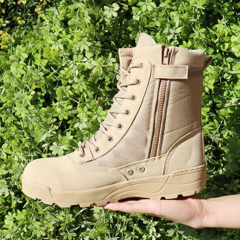 Water Resistant Tactical Hiking Boots — Black view 5