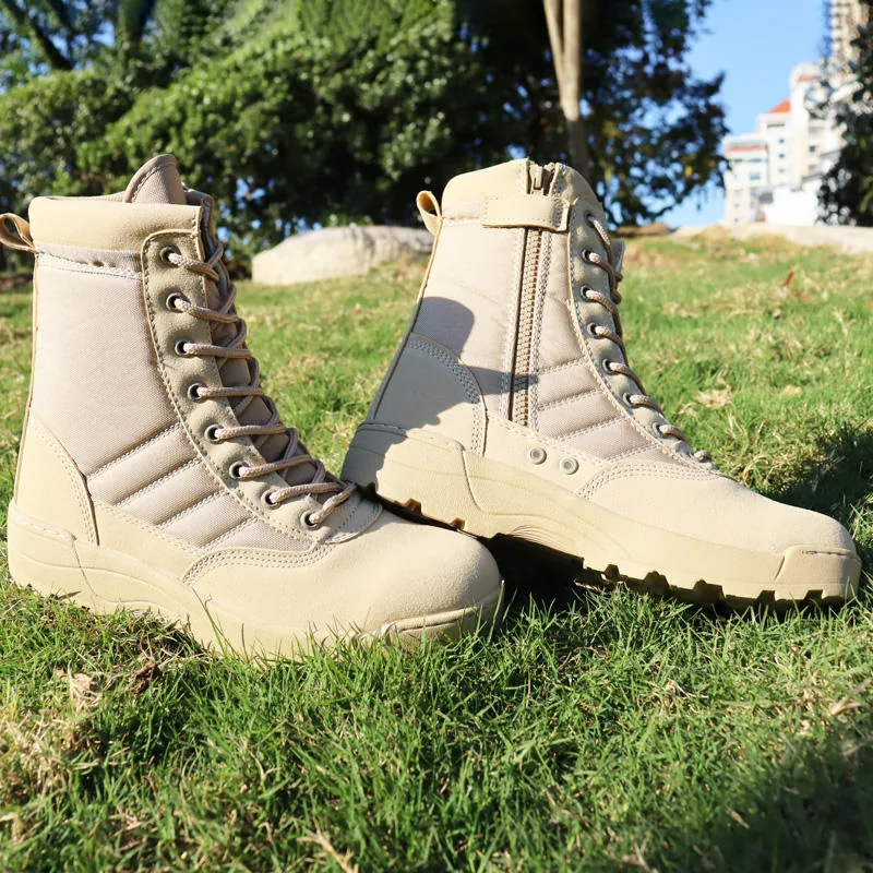 Water Resistant Tactical Hiking Boots — Black view 6