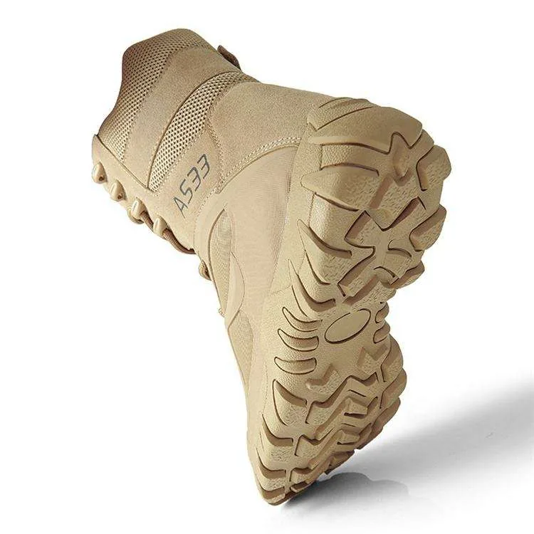 Desert Sport High Top Boots — Tan view 4