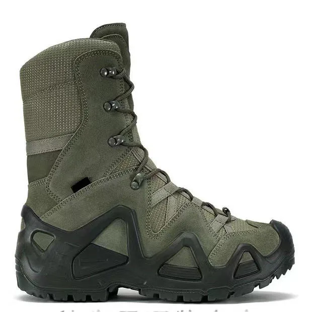 Custom Leather Waterproof Boots — Black view 2