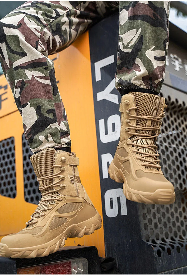 Oxford Waterproof Tactical Boots — Black view 4