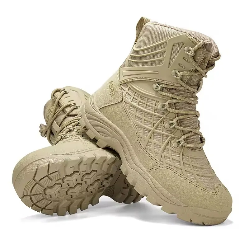 Ultra-Light Combat Training Boots — Black view 2