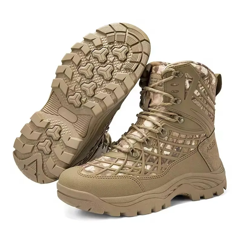 Ultra-Light Combat Training Boots — Black view 4