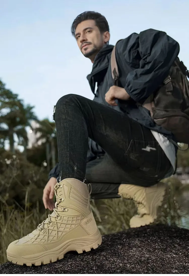 Ultra-Light Combat Training Boots — Black view 6