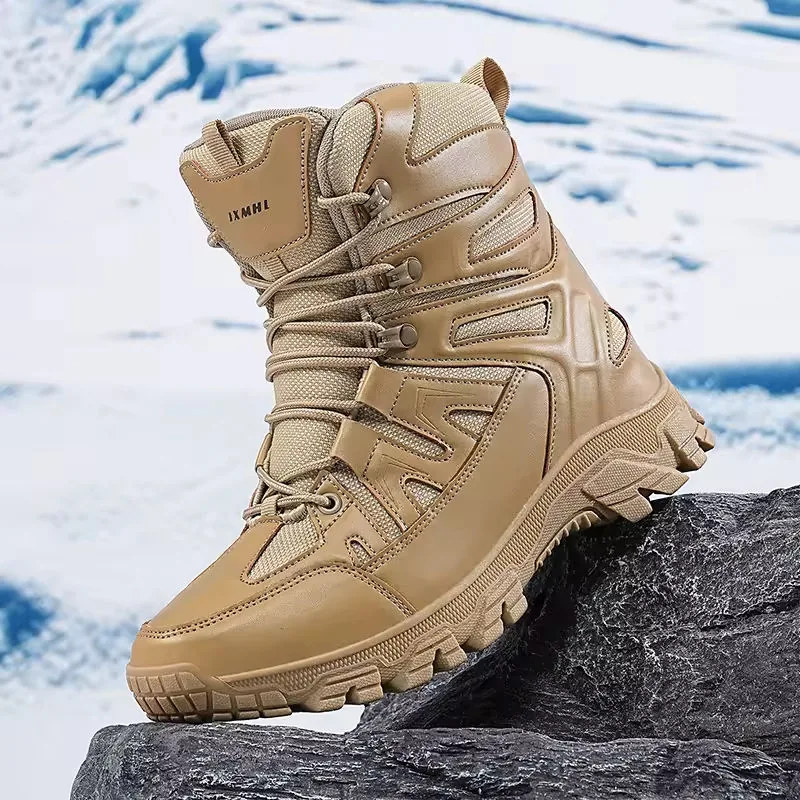 Wide Fit Breathable Tactical Boots — Black view 2