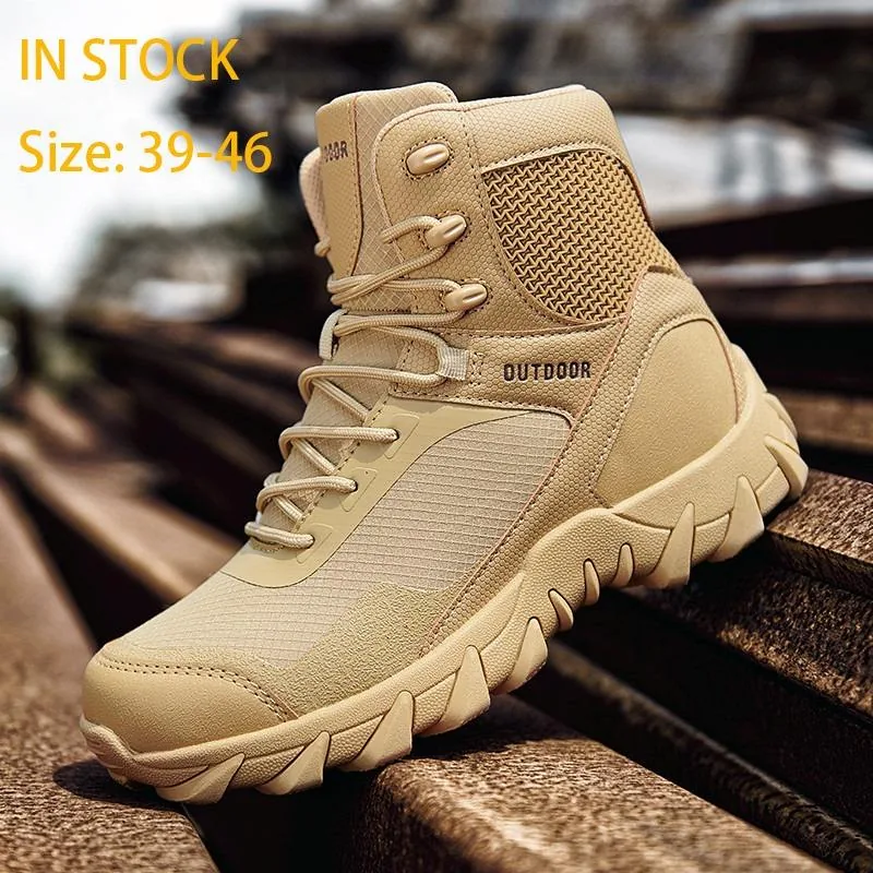 Factory Speed Lace Tactical Combat Training Boots — Black — Tactical Footwear