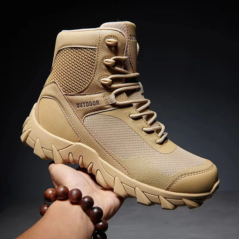 Factory Speed Lace Tactical Combat Training Boots — Black view 6