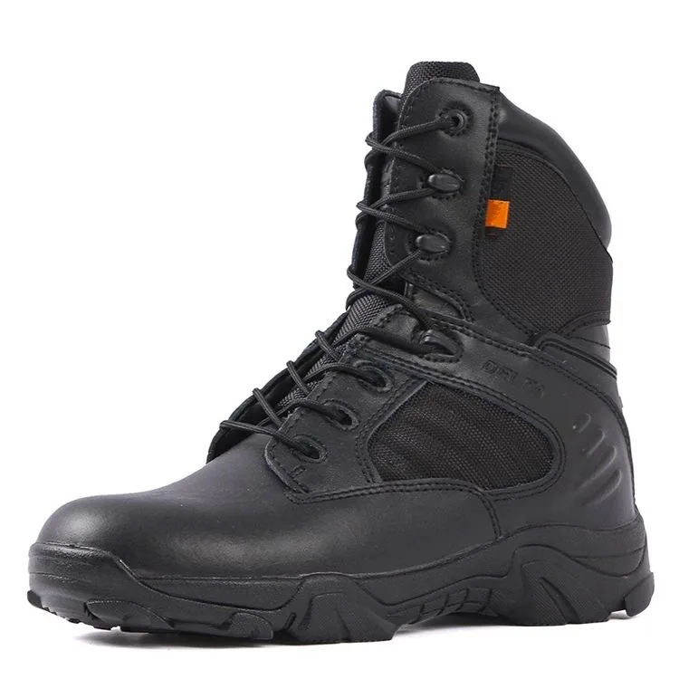 Genuine Leather Desert Hiking Boots — Tan view 2