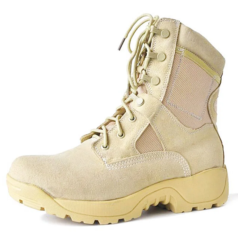 Hot Selling Fine Grade Combat Boots — Khaki view 2