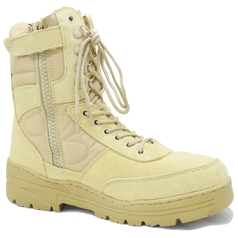Hot Sale Tactical Woven Combat Boots — Khaki view 2