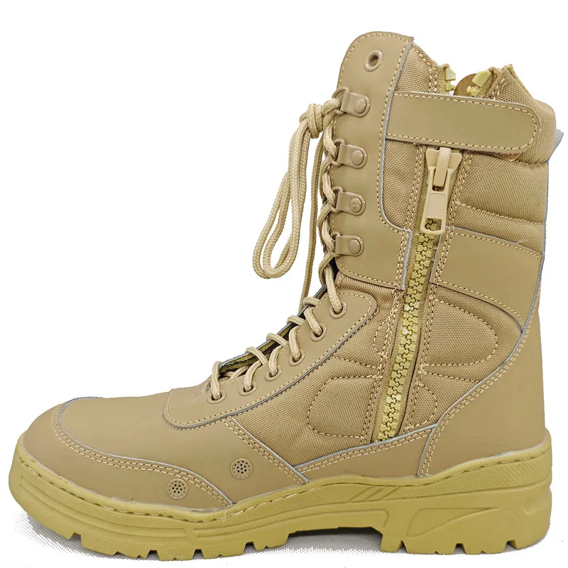 Waterproof Zip Suede Desert Boots — Desert — Tactical Footwear