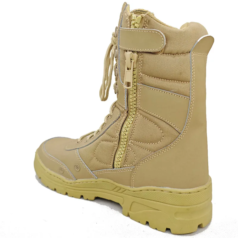 Waterproof Zip Suede Desert Boots — Desert view 2