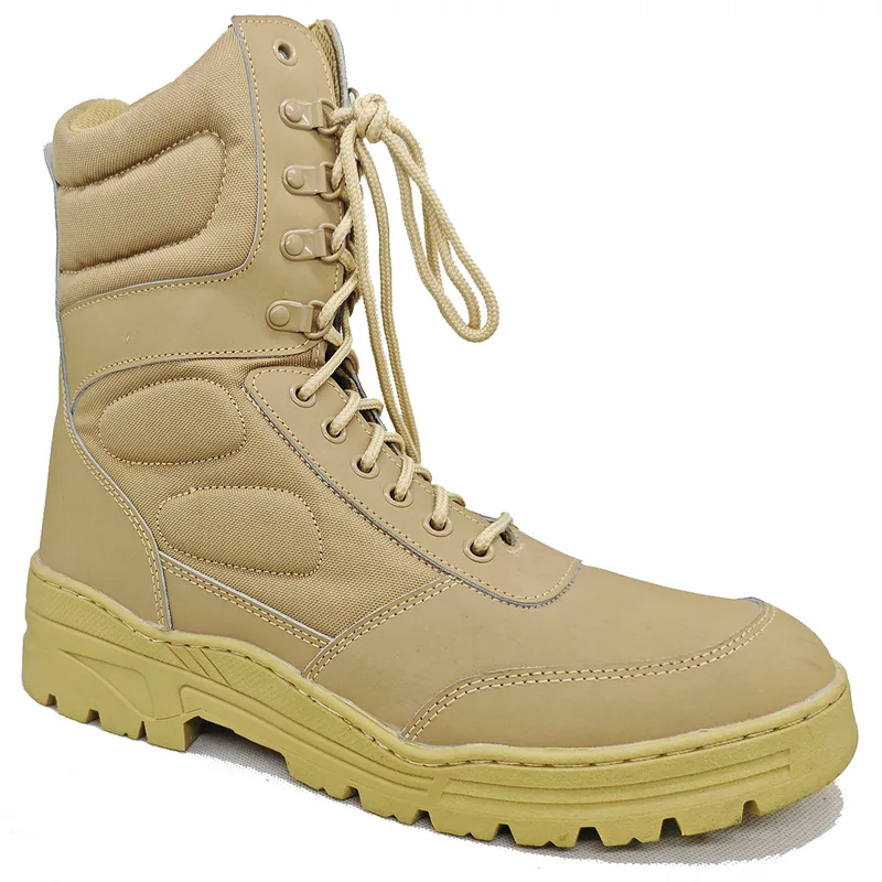 Waterproof Zip Suede Desert Boots — Desert view 4