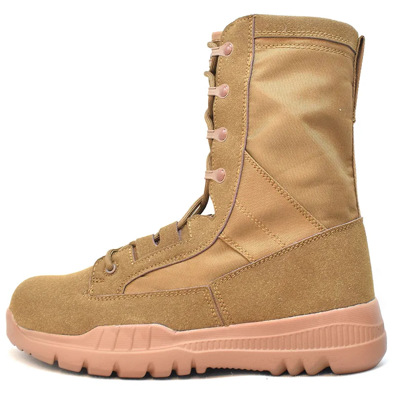 Dark Brown Winter Tactical Combat Boots — Brown — Tactical Footwear