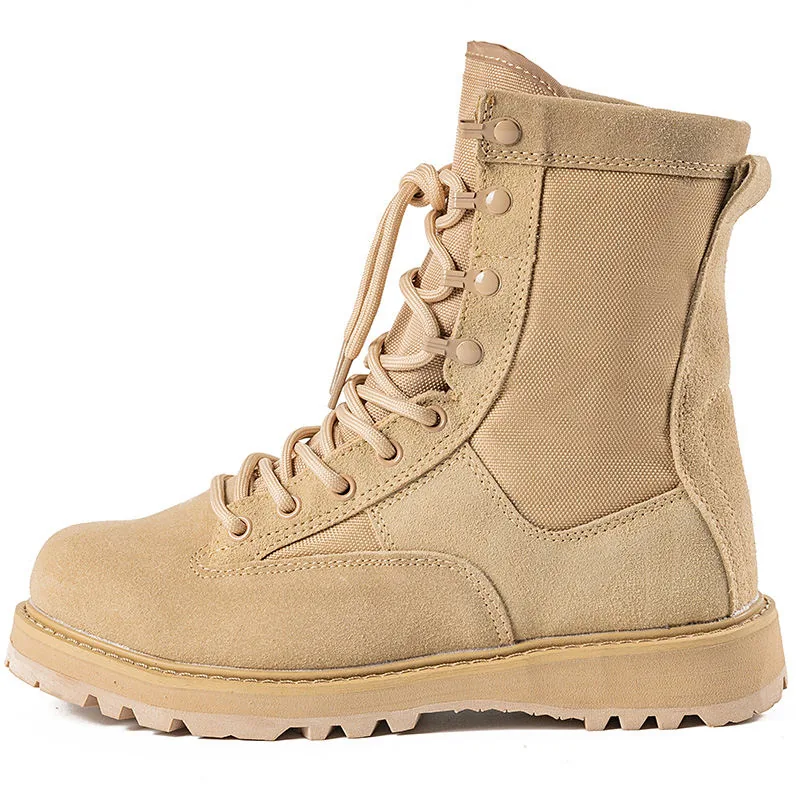 Tactical Work Boots Side Zip — Desert view 4
