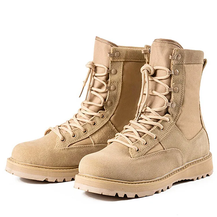 Ankle Non-Slip Combat Boot — Khaki view 3