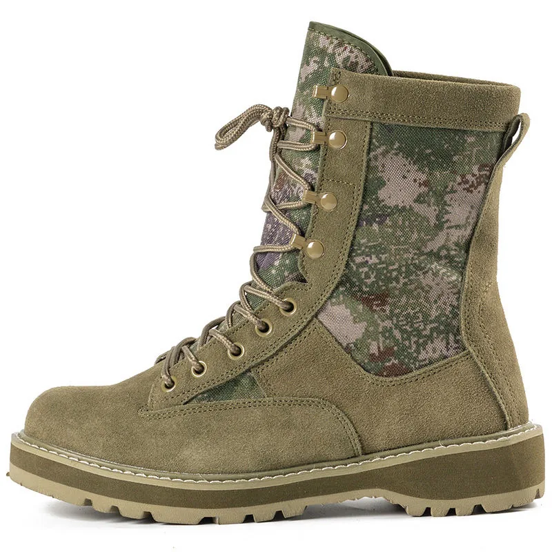 Ankle Non-Slip Combat Boot — Khaki view 6