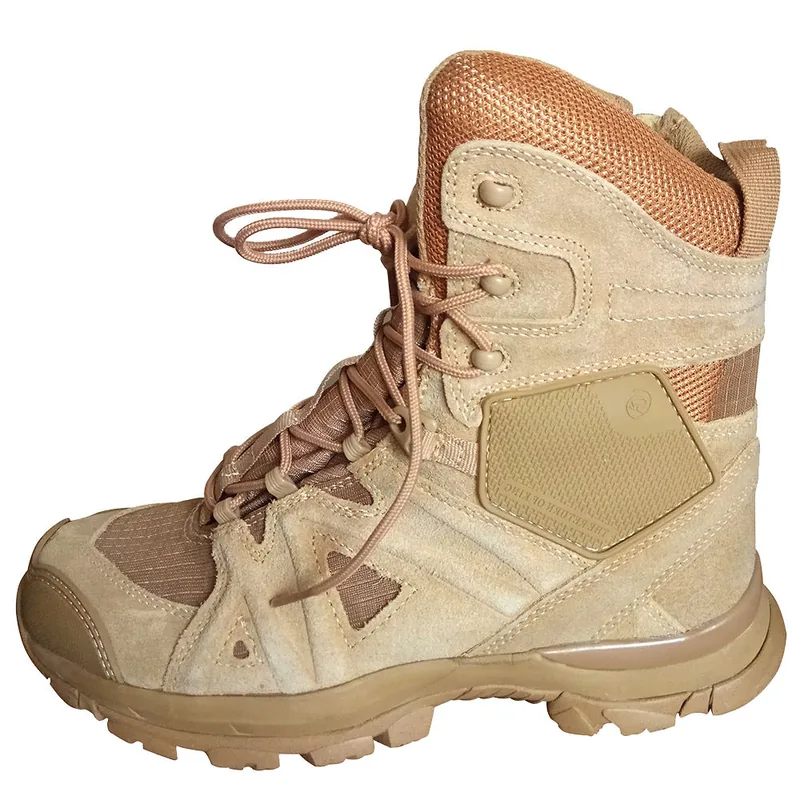 Wear Resistant Training Field Boots — Sand — Tactical Footwear