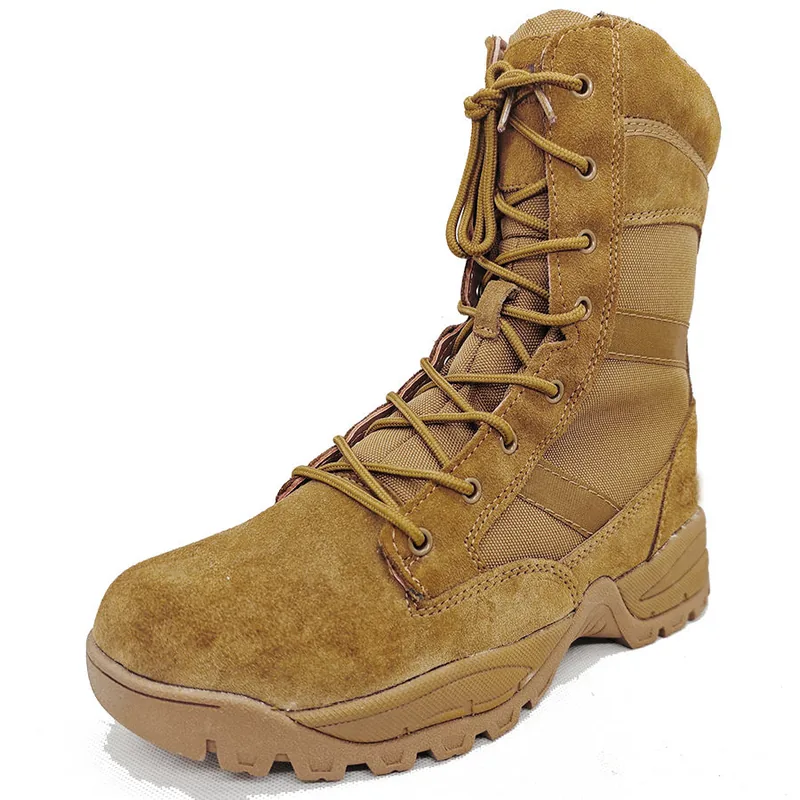 Fashion Outdoor Work Tactical Jungle Boots — Khaki view 3