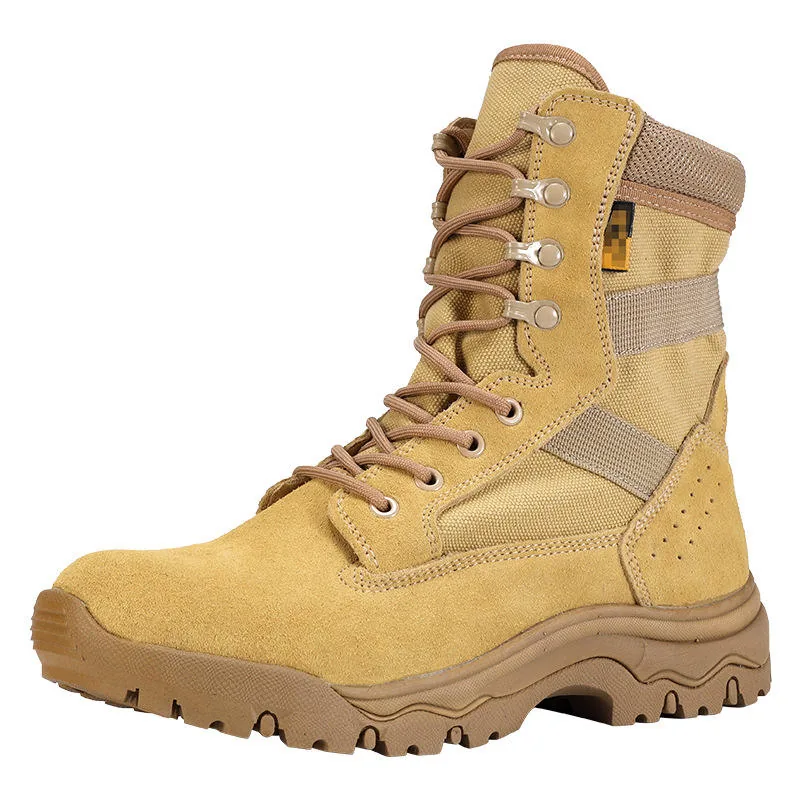 8 Inch Coyote Suede Hiking Boots — Coyote view 2