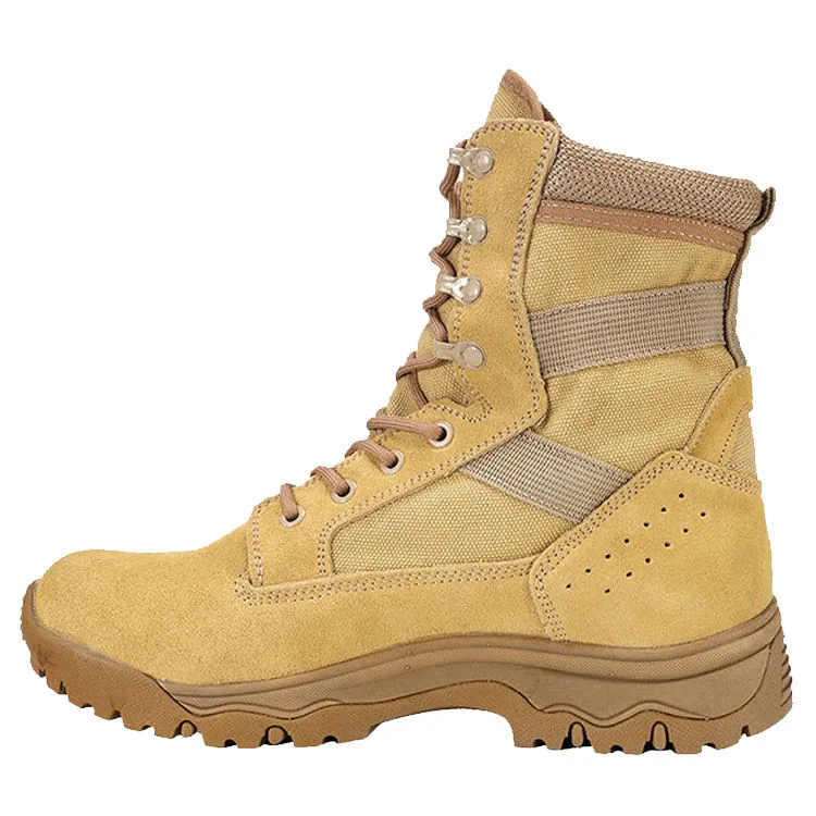 8 Inch Coyote Suede Hiking Boots — Coyote view 3