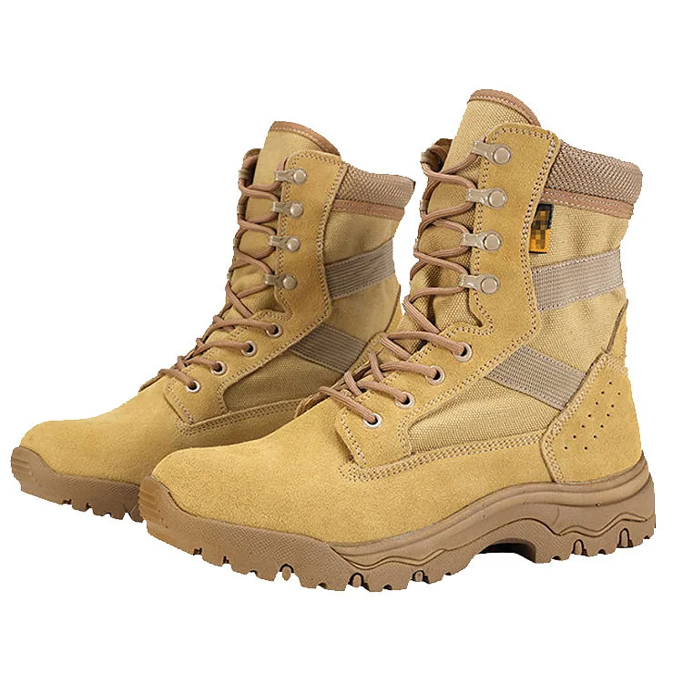 8 Inch Coyote Suede Hiking Boots — Coyote view 4