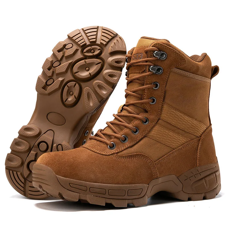 Lightweight Waterproof Combat Boots — Black — Tactical Footwear