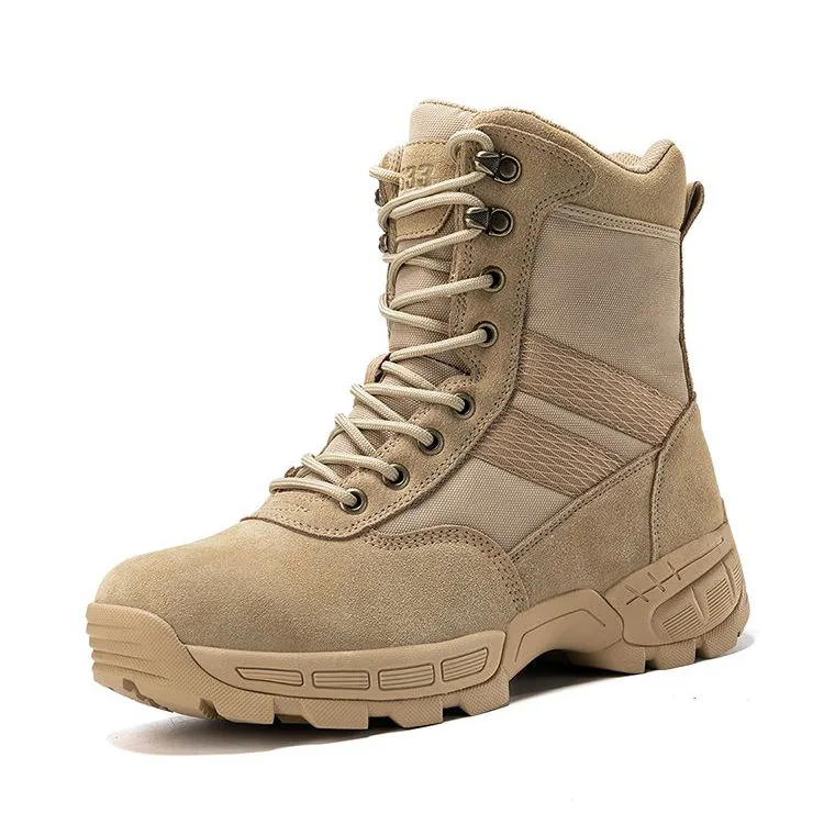 Lightweight Waterproof Combat Boots — Black view 5